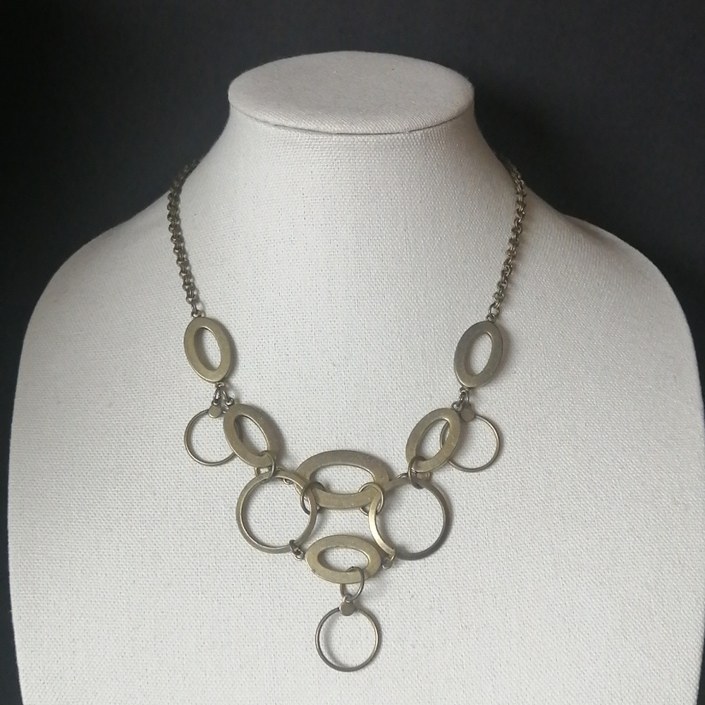 RARE 🇨🇦 1980s-90s Japanese Canadian Modernist Designer KIEN Statement Necklace